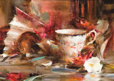 Teacup with Fan