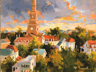 Charleston Dusk by Marilyn Simandle - Auction record, sale price, and art valuation. Compare with similar artists and explore comparable artworks.
