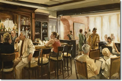 Sample artwork by Elaine Coffee (Born 1941), known for figure, genre, and interior painting - View similar artists and auction records