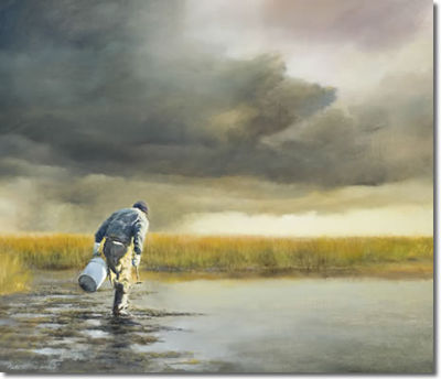 Approaching by Mark Horton - Auction record, sale price, and art valuation. Compare with similar artists and explore comparable artworks.