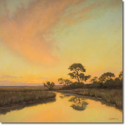 Sample artwork by Karen Larson Turner (Born 1969), known for figure and landscape painting - View similar artists and auction records