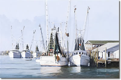 Sample artwork by Edward Griffith (Born 1937), known for graphic designer, illustrator, marine painting - View similar artists and auction records