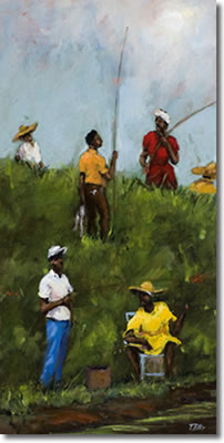 Old Fashioned Fishin' by Ted Ellis - Auction record, sale price, and art valuation. Compare with similar artists and explore comparable artworks.