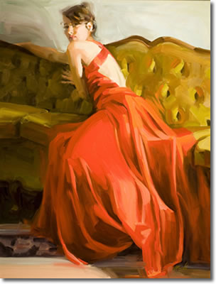 Sample artwork by Michelle Torrez (Born 1956), known for abstract figure and city genre painting - View similar artists and auction records
