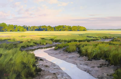 Tidal Marsh by Michael Karas - Auction record, sale price, and art valuation. Compare with similar artists and explore comparable artworks.