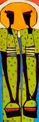 Sweet Sisters by Mandy Johnson - Auction record, sale price, and art valuation. Compare with similar artists and explore comparable artworks.