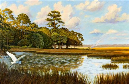 Sample artwork by Alan Campbell (Born 1950), known for painting - View similar artists and auction records