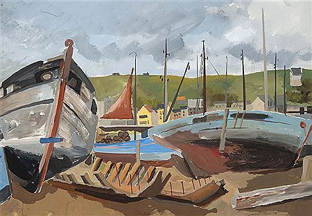 Brittany Boats by George Plante - Auction record, sale price, and art valuation. Compare with similar artists and explore comparable artworks.