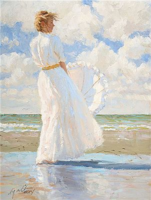 Girl with Parasol by Coby (M Coburn) Whitmore - Auction record, sale price, and art valuation. Compare with similar artists and explore comparable artworks.