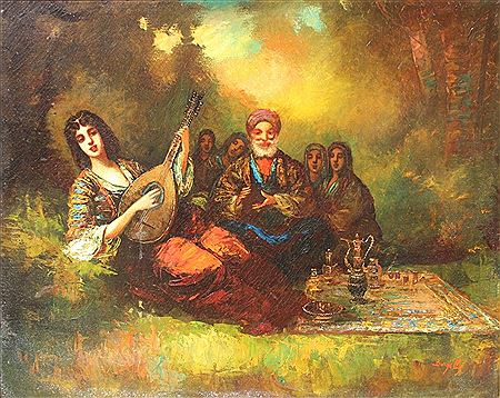 La joueuse de mandoline