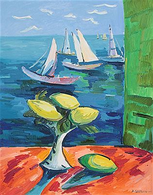 La regata, Antibes, 2001