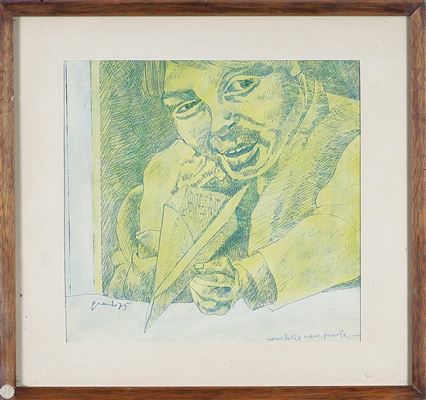Uomo dalla mano piccola. by Luigi Grande - Auction record, sale price, and art valuation. Compare with similar artists and explore comparable artworks.