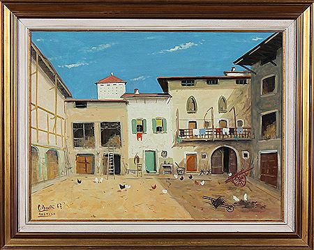 Sample artwork by Pino Buelli (1910 - 1997), known for painting - View similar artists and auction records