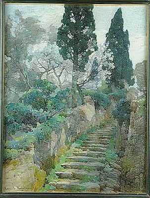 Sample artwork by Romolo Pergola (1890 - 1960), known for landscape painting, church decoration - View similar artists and auction records