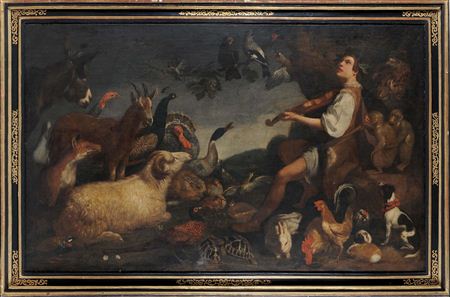 Orfeo incanta gli animali by Jan Roos - Auction record, sale price, and art valuation. Compare with similar artists and explore comparable artworks.
