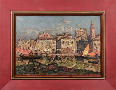 CHIOGGIA, CANALE LOMBARDO (a pair)