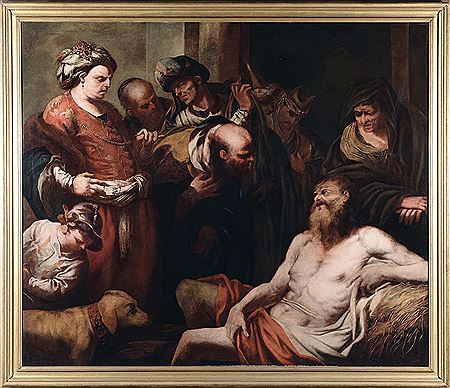 Elifaz, Bildad e Zofar vanno da Giobbe