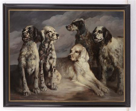 Sample artwork by Antonio Traverso (1900 - 1981), known for paintings of animals, mythology, figures in landscape and still life - View similar artists and auction records
