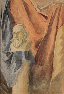 Still life with bust