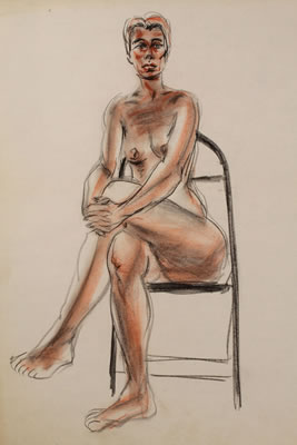 Nude pastel