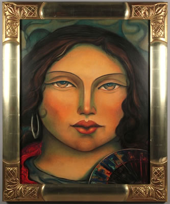 Portrait of a Woman by Miguel Martinez - Auction record, sale price, and art valuation. Compare with similar artists and explore comparable artworks.