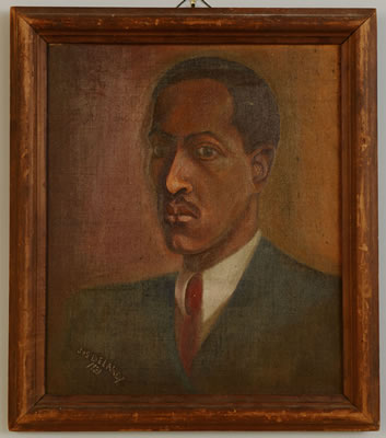 Portrait of Joseph Samuel Delaney: Self-portrait