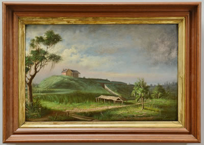 View of Fort Macomb, Louisiana