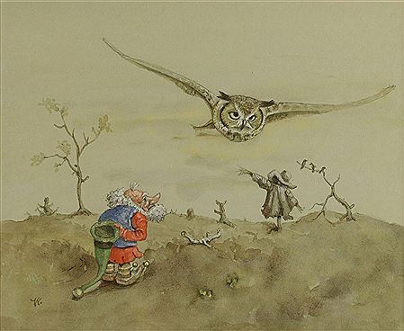 Owl and Gnome