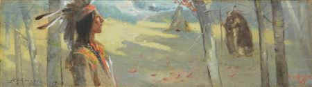 Landscape with Indians