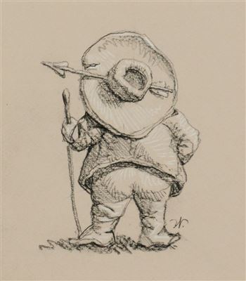 Drawing of a Gnome