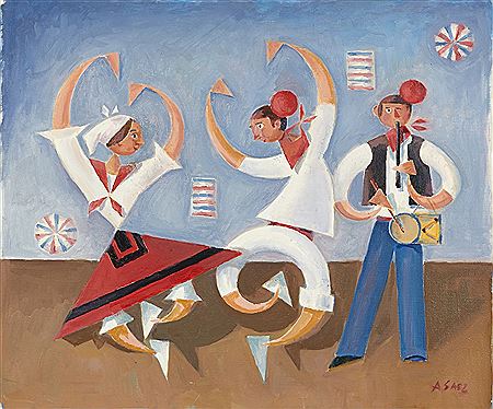 Sample artwork by Arnaud Saez (1909 - 2003), known for painting - View similar artists and auction records