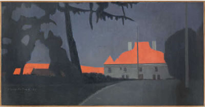 Toits rouges à Morestel 1956