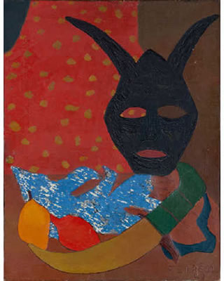 Nature morte au masque africain 1949