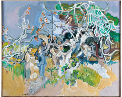 La famille au pied de larbre by Georges Manillier - Auction record, sale price, and art valuation. Compare with similar artists and explore comparable artworks.
