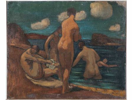 Les baigneuses. by Claude Dalbanne - Auction record, sale price, and art valuation. Compare with similar artists and explore comparable artworks.