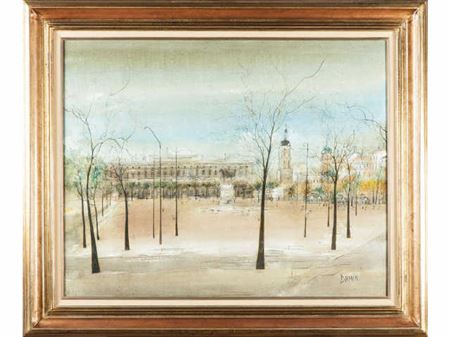 La place Bellecour by Georges Damin - Auction record, sale price, and art valuation. Compare with similar artists and explore comparable artworks.