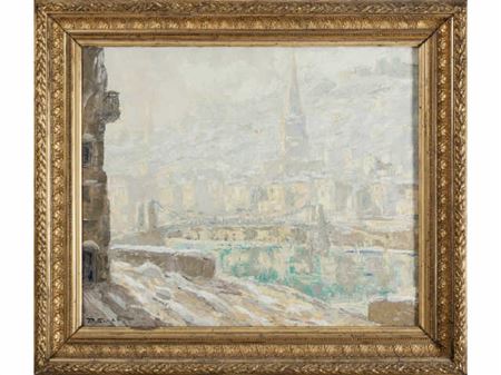 Saint Paul sous la neige by Paulette Genet - Auction record, sale price, and art valuation. Compare with similar artists and explore comparable artworks.