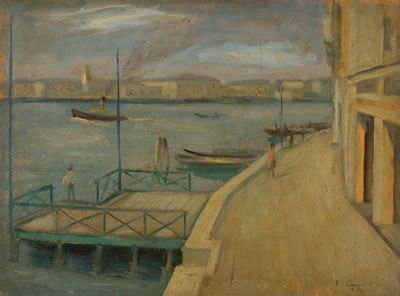 Canale a Venezia, 1942