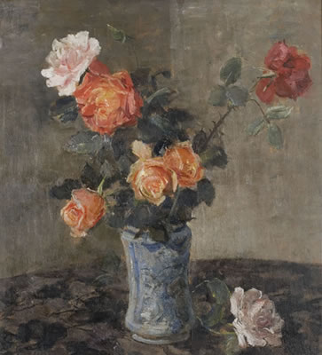 Vaso con rose