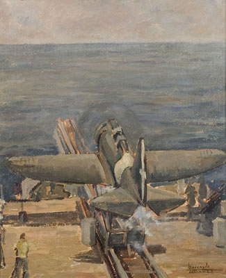 Decollo da portaerei, 1941 by Gino Boccasile - Auction record, sale price, and art valuation. Compare with similar artists and explore comparable artworks.