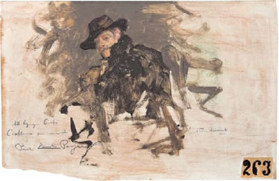 RITRATTO DI UOMO CON CAPPELLO