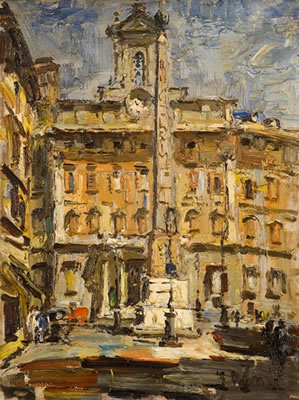 Sample artwork by Giovanni Colombo (1908 - 1972), known for landscape painting - View similar artists and auction records