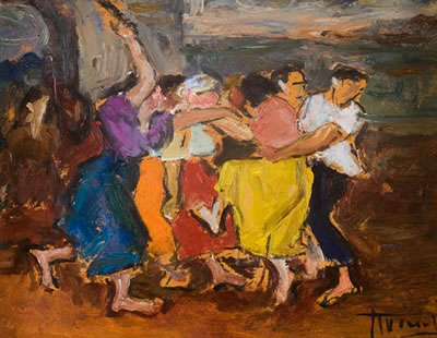 La baruffa by Carlo Striccoli - Auction record, sale price, and art valuation. Compare with similar artists and explore comparable artworks.