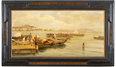 PORTO A MERGELLINA by Anacleto Moiraghi - Auction record, sale price, and art valuation. Compare with similar artists and explore comparable artworks.