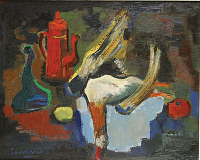 Stilleven met gevogelte