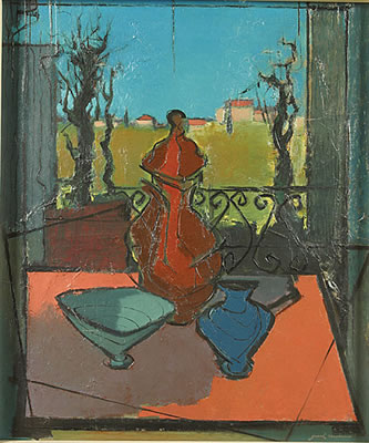 Sample artwork by Geert Reusens (Born 1911), known for painting - View similar artists and auction records