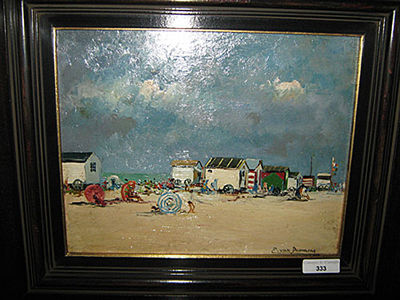 Scène de plage