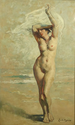 'Baigneuse au bord de la mer'.