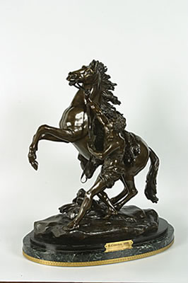 Man met steigerend paard by Guillaume Coustou The Elder - Auction record, sale price, and art valuation. Compare with similar artists and explore comparable artworks.
