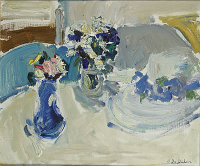 Hoed en bloemen